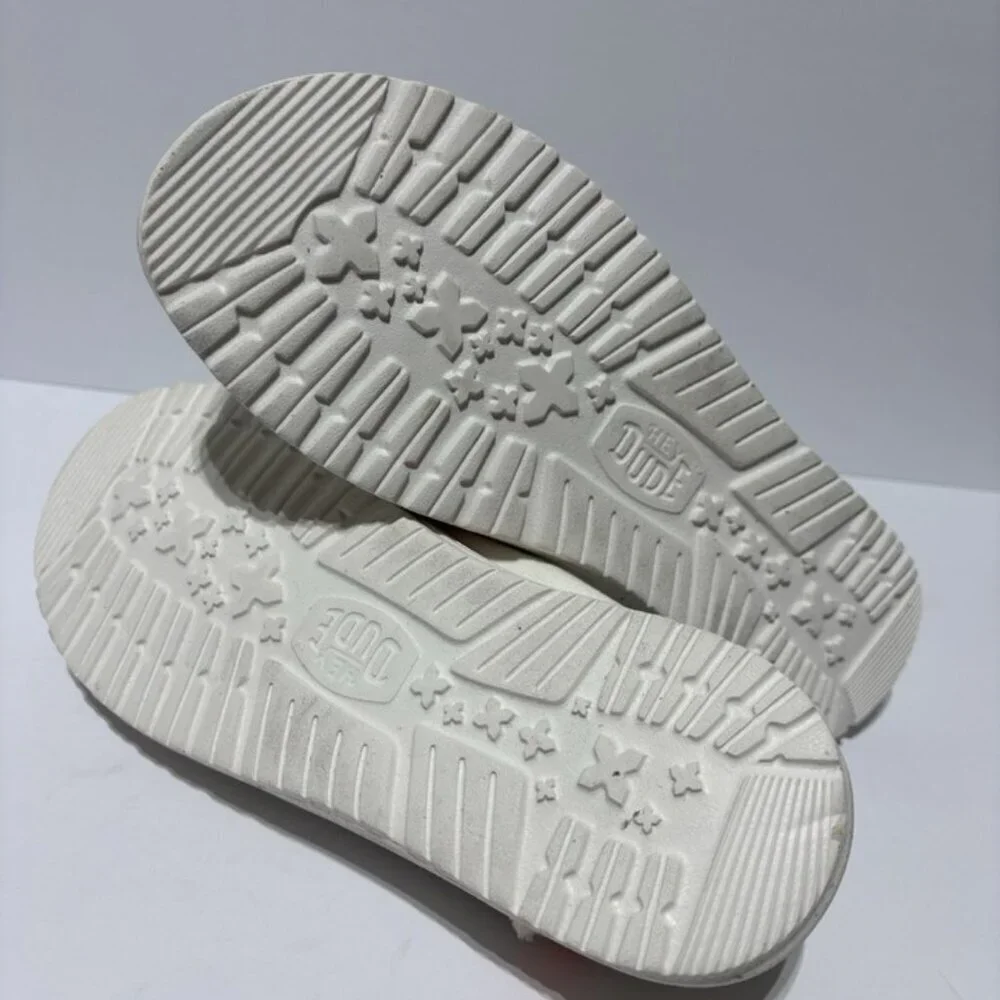 Hey Dude Women’s Wendy Fringe Salt Slip-On Shoes, Size 9 M